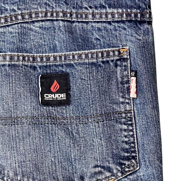 CRUDE Jeans Mens 38x30 Flame Resistant FR Westex Indigo CAT 2 NFPA 2112 RPS-1018 - Picture 4 of 11